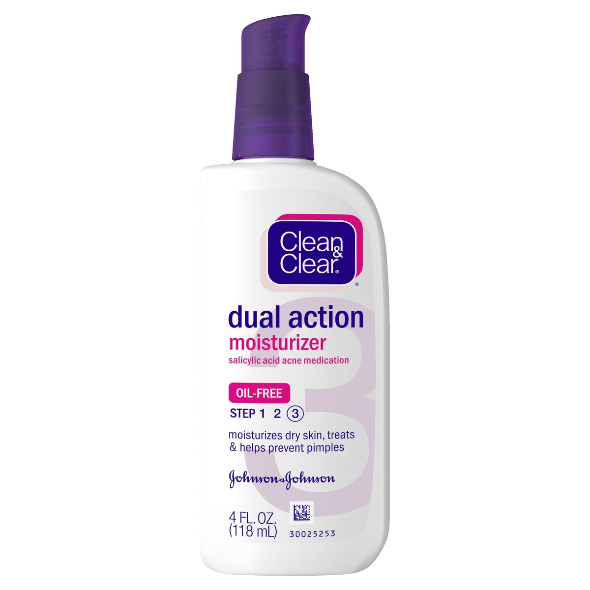 slide 6 of 8, Clean & Clear Essentials Dual Action Facial Moisturizer, 0.5% Salicylic Acid Acne Medication to Moisturize Dry Skin, Treat Acne & Help Prevent Pimples, Oil Free for Acne-Prone Skin, 4 fl oz
