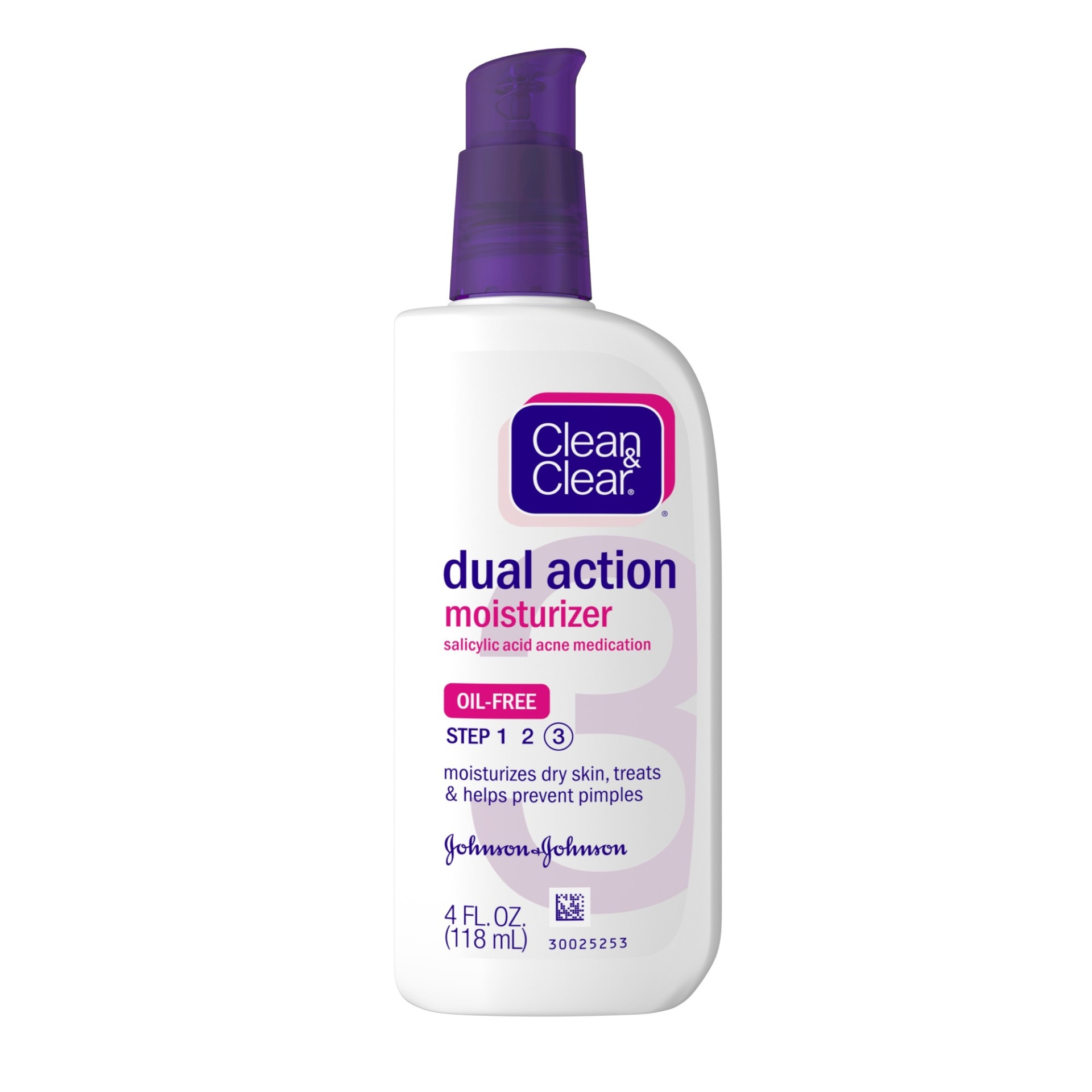 slide 1 of 8, Clean & Clear Essentials Dual Action Facial Moisturizer, 0.5% Salicylic Acid Acne Medication to Moisturize Dry Skin, Treat Acne & Help Prevent Pimples, Oil Free for Acne-Prone Skin, 4 fl oz