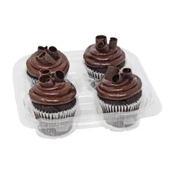 H-E-B Bakery Triple Chocolate Cupcakes