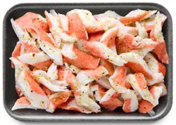 Crab Flakes Imitation Lemon Pepper Seasoned - 1 Lb