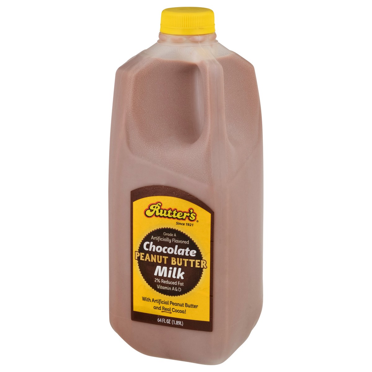 slide 8 of 9, Rutter's 2% Reduced Fat Chocolate Peanut Butter Milk 64 fl oz, 64 fl oz