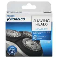 Philips Shaving Heads, Norelco, Replacement, Box 3 ea