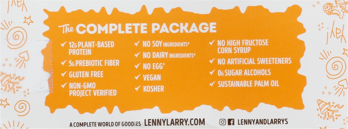 slide 7 of 13, Lenny & Larry's Cookie-Fied Gluten Free Peanut Butter Chocolate Chip Bars 9 - 1.59 oz Bars, 9 ct