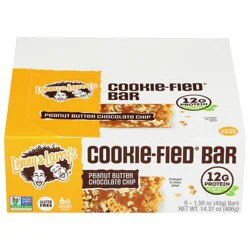 Lenny & Larry's Cookie-Fied Peanut Butter Chocolate Chip Protein Bars, 9 - 1.59 oz Bars