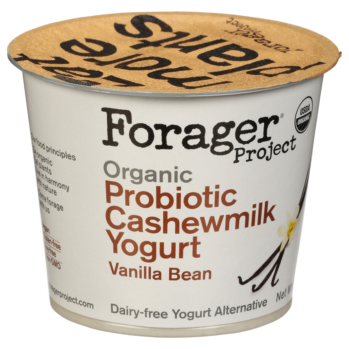 slide 3 of 11, Forager Project Dairy-Free Organic Vanilla Bean Cashewmilk Yogurt 5.3 oz, 5.3 oz