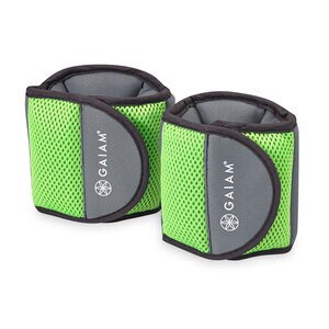 slide 1 of 1, Gaiam Restore Ankle Weights, 5Lb Pair, 1 ct