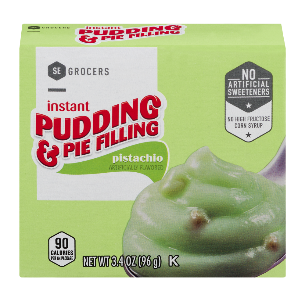 slide 1 of 1, SE Grocers Pistachio Instnt Pud, 3.4 oz
