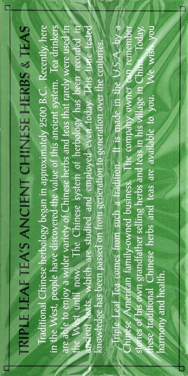 slide 3 of 5, Triple Leaf Tea Green Tea, Bags - 20 ct, 20 ct