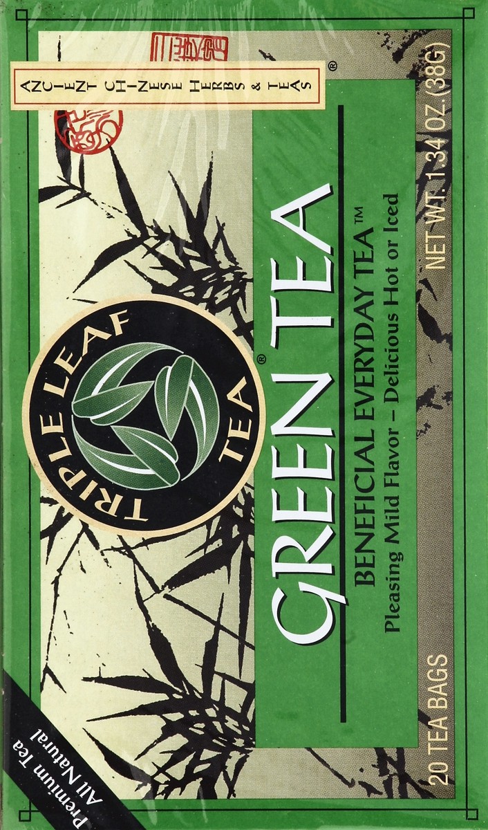 slide 5 of 5, Triple Leaf Tea Green Tea, Bags - 20 ct, 20 ct