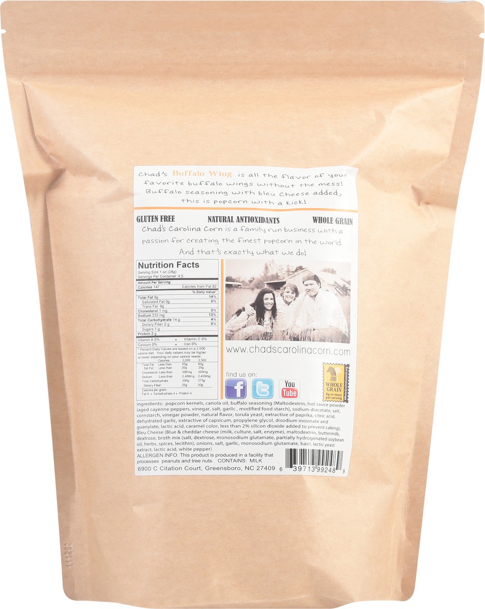 slide 6 of 13, Chad's Carolina Corn Chad's Buffalo Wing Gourmet Popcorn, 4.2 oz