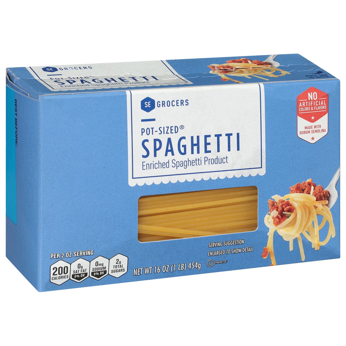 slide 7 of 11, SE Grocers Pot-Sized Spaghetti, 16 oz