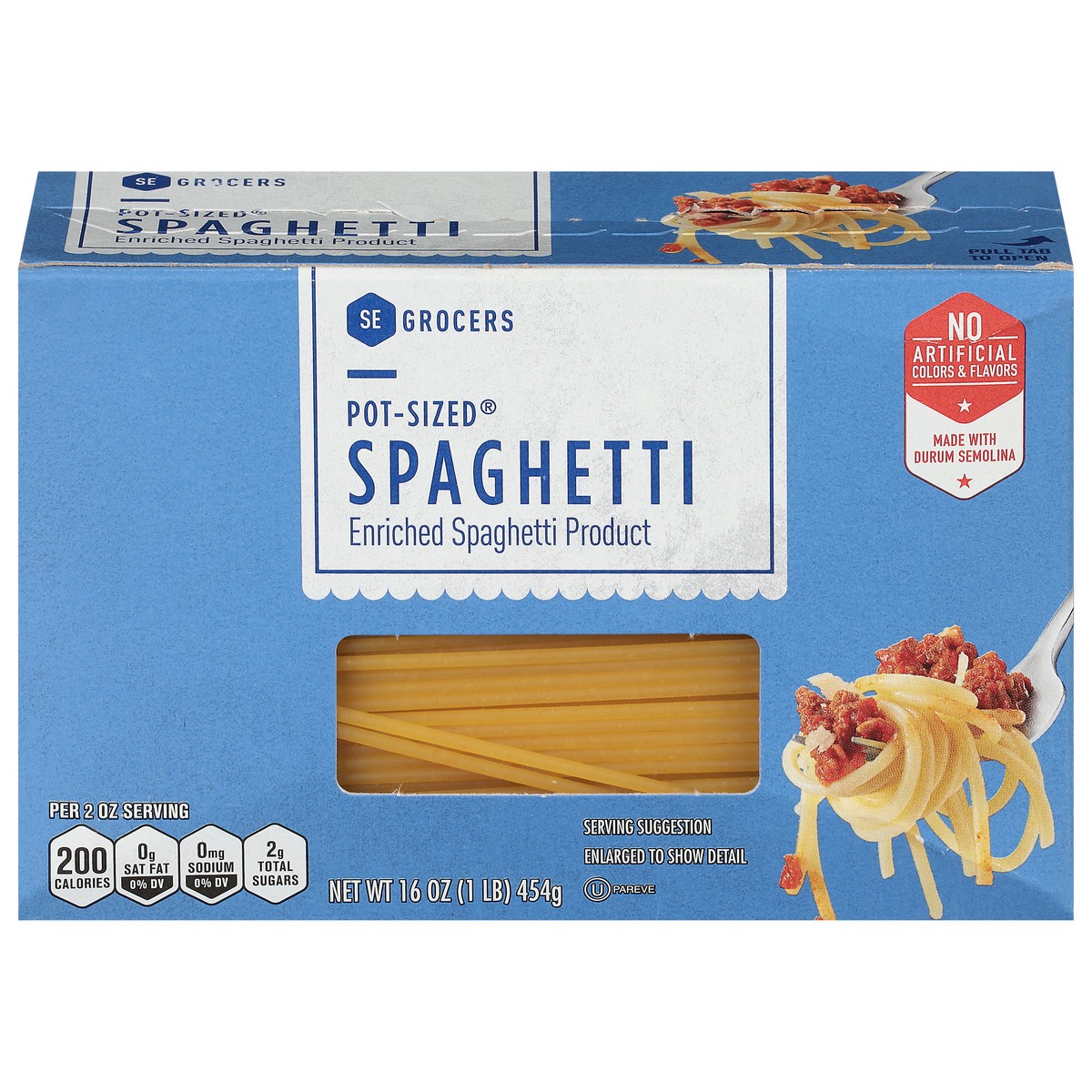 slide 1 of 11, SE Grocers Pot-Sized Spaghetti, 16 oz