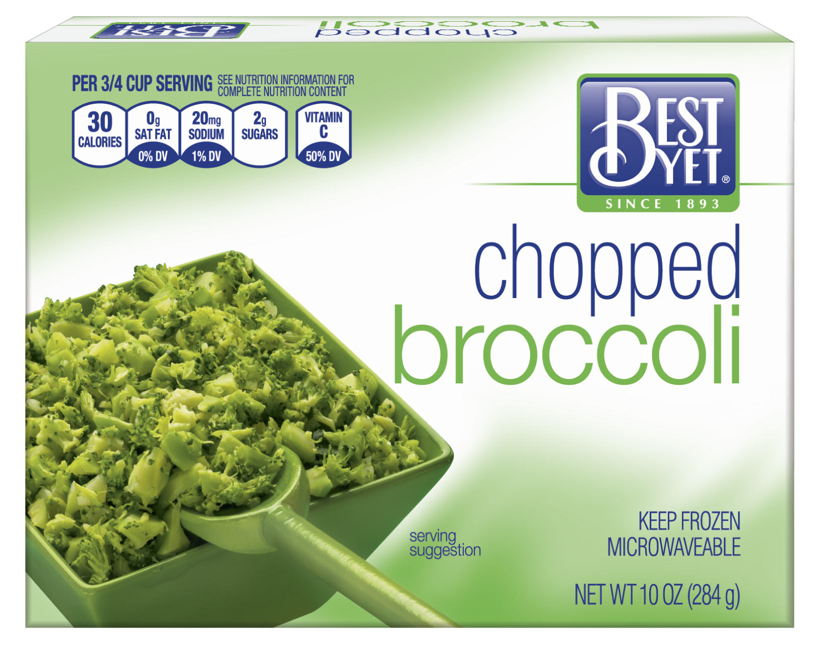 slide 1 of 2, Best Yet Chopped Broccoli, 10 oz