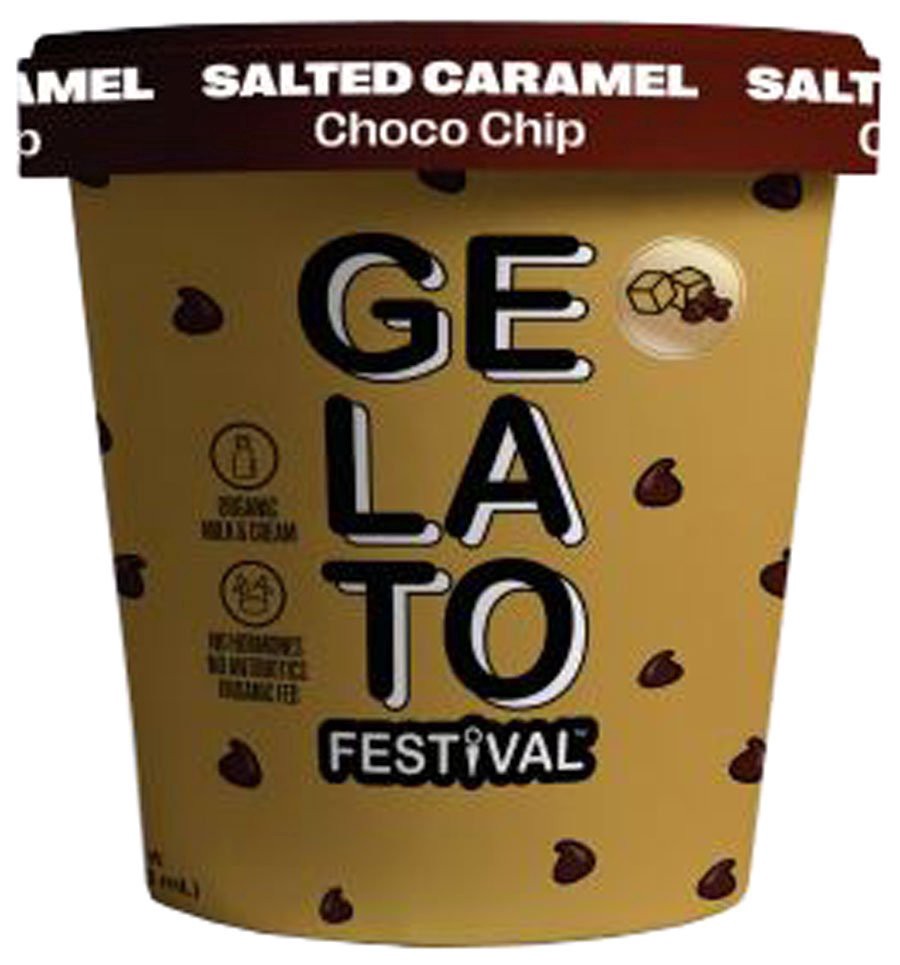 slide 1 of 1, Gelato Festival Salted Caramel Choco, 16 oz