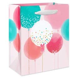 American Greetings Balloons Birthday Small Pink Gift Bag