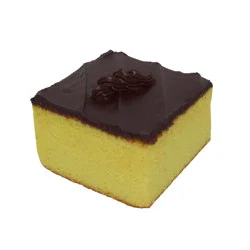 H-E-B Bakery Yellow Fudge Cake Slice
