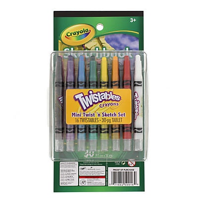 slide 1 of 1, Crayola Mini Twist Sketch Set , 12 ct