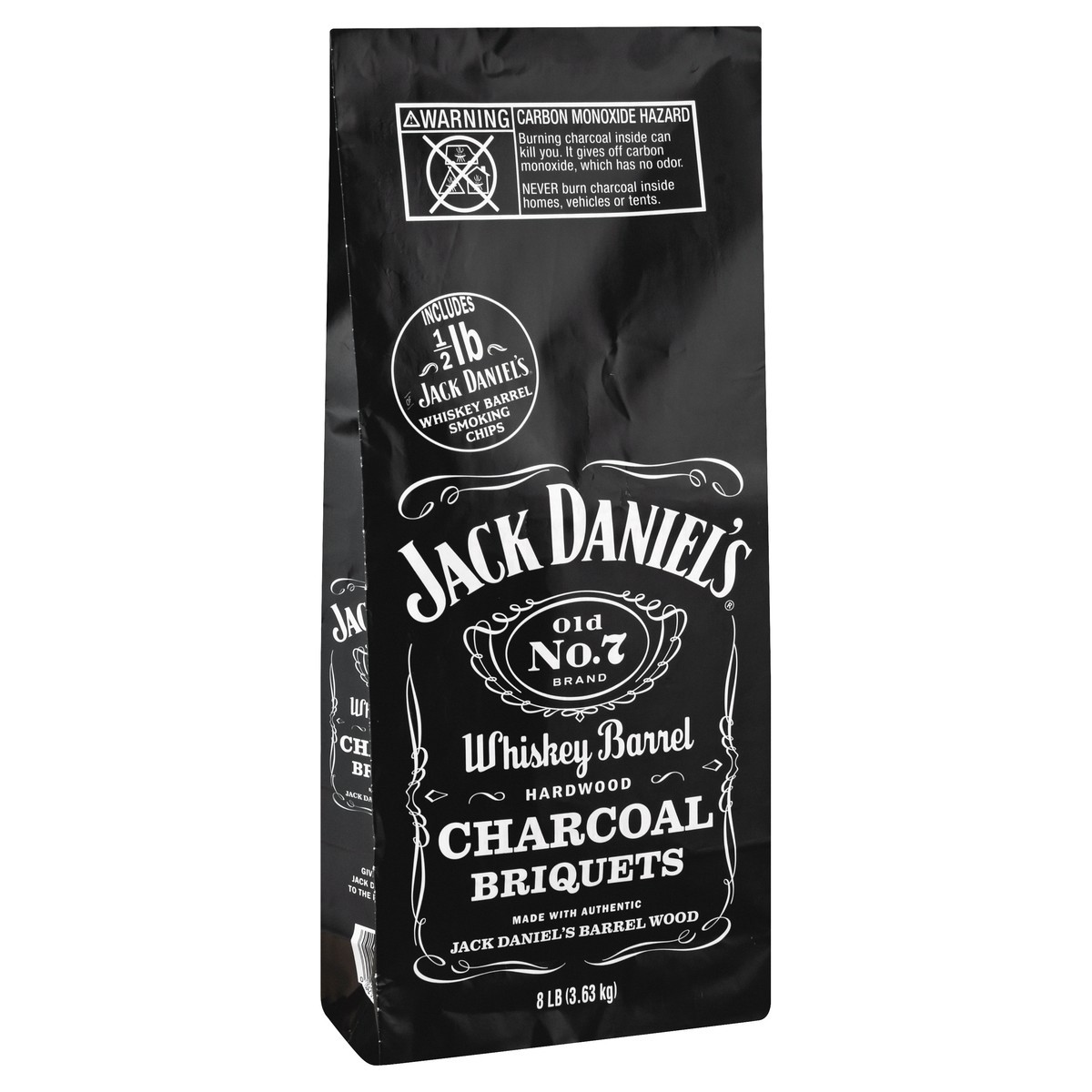 slide 2 of 10, Jack Daniel's Old No. 7 Whiskey Barrel Hardwood Charcoal Briquets 8 lb, 8 lb