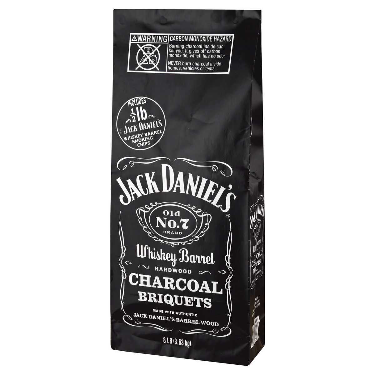 slide 3 of 10, Jack Daniel's Old No. 7 Whiskey Barrel Hardwood Charcoal Briquets 8 lb, 8 lb