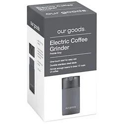 our goods Electric Coffee Grinder - Pebble Gray