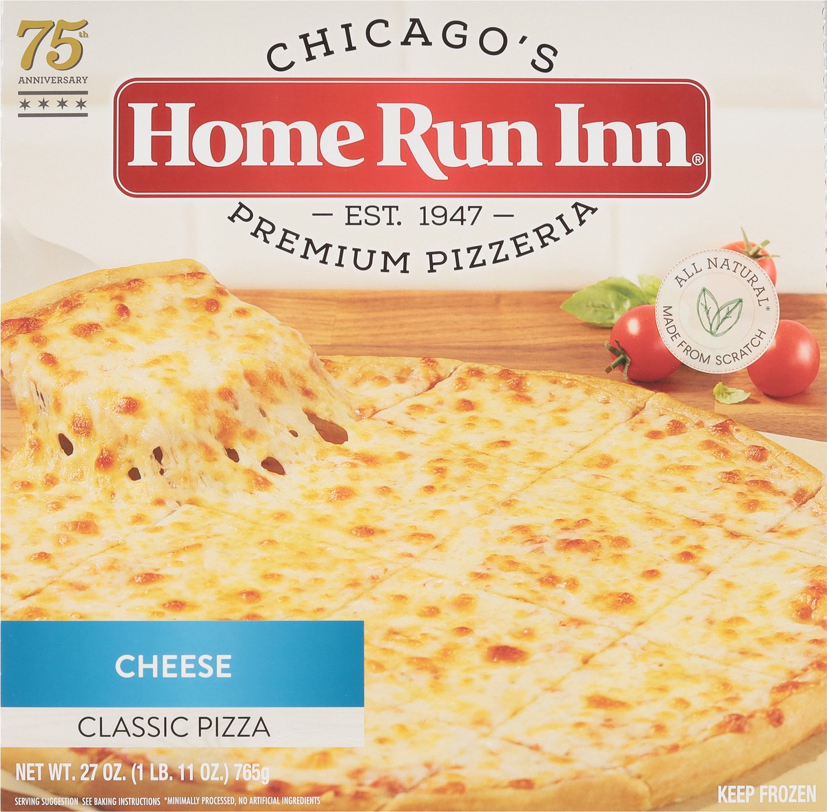 slide 6 of 9, Home Run Inn Pizza Cheese Pizza, 26 oz