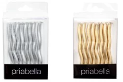 Priabella Metallic Wave Birthday Candle