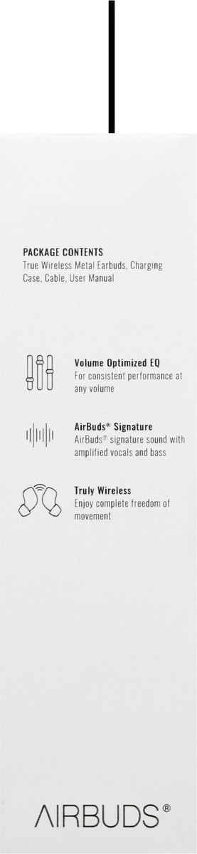slide 2 of 11, air Wireless Metal Earbuds 1 ea, 1 ct