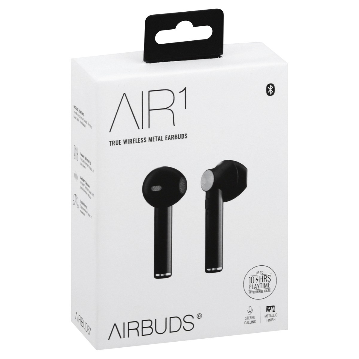 slide 9 of 11, air Wireless Metal Earbuds 1 ea, 1 ct