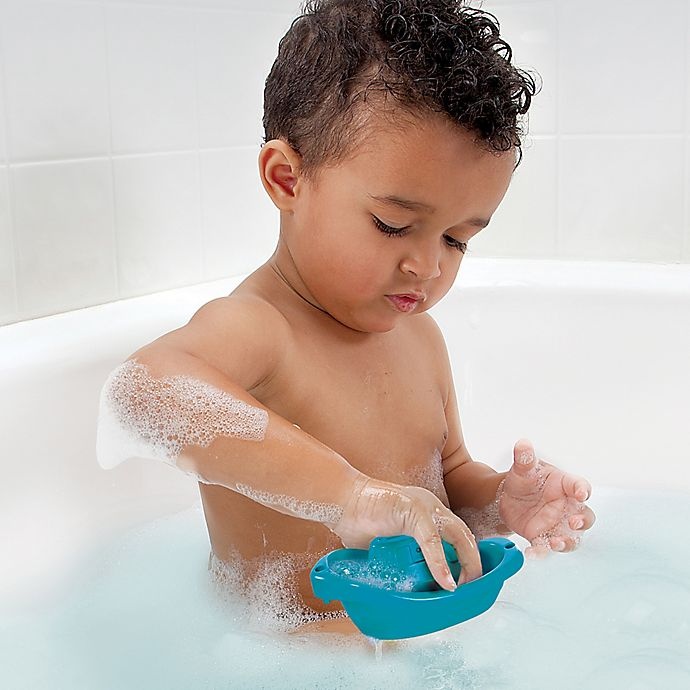 slide 3 of 5, Munchkin Little Boat Train Bath Toy, 3 ct