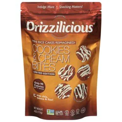 Drizzilicious Cookies & Cream Bites with Chia, Quinoa & Flax 4 oz