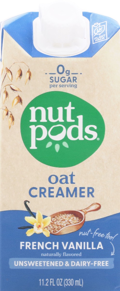 slide 7 of 10, nutpods Dairy-Free Unsweetened French Vanilla Oat Creamer 11.2 fl oz, 11.2 fl oz