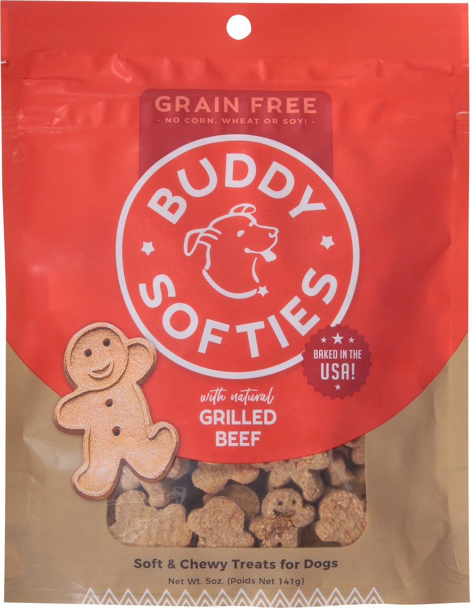 slide 12 of 13, Buddy Softies Grain Free Soft & Chewy Grilled Beef Treats for Dogs 5 oz, 5 oz