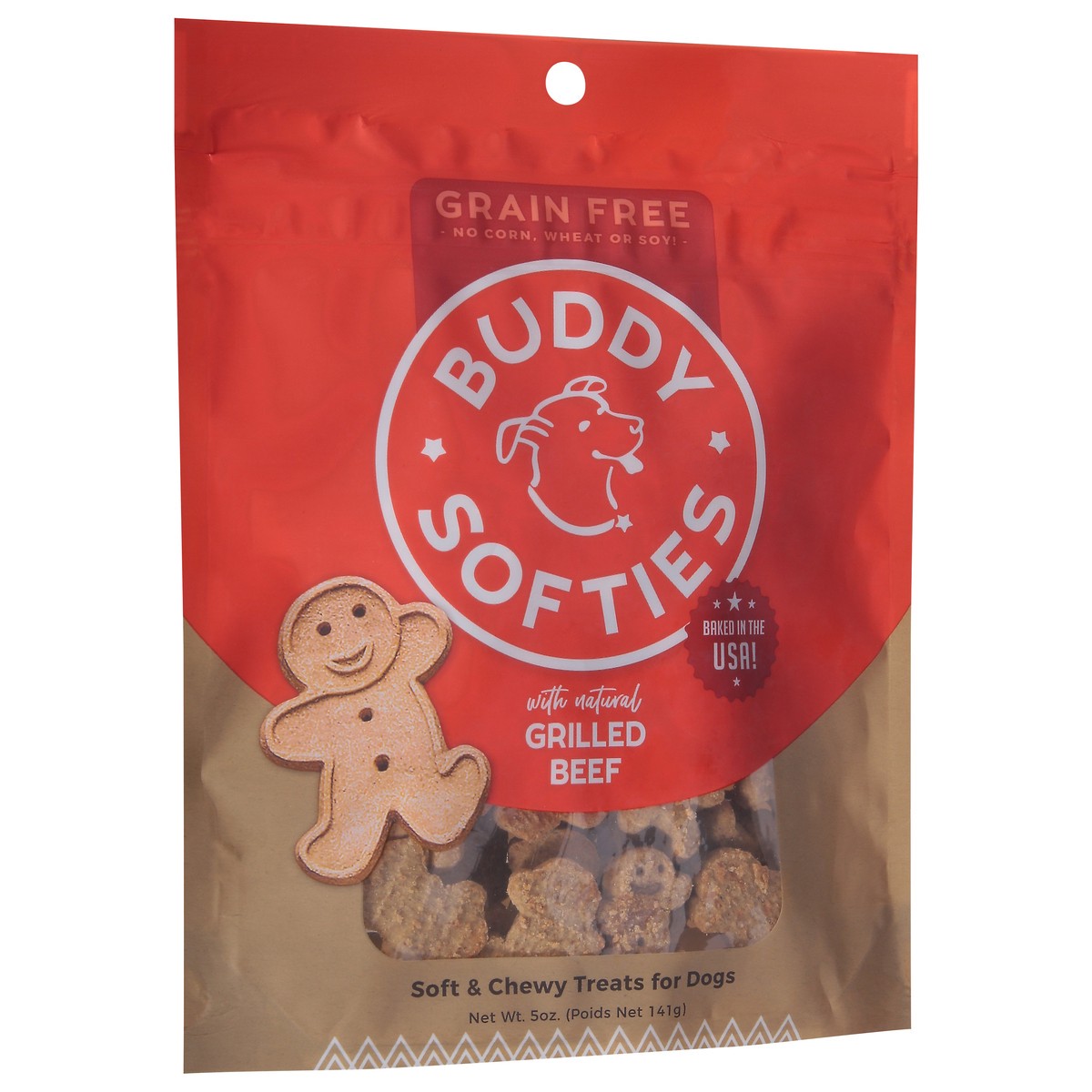 slide 7 of 13, Buddy Softies Grain Free Soft & Chewy Grilled Beef Treats for Dogs 5 oz, 5 oz