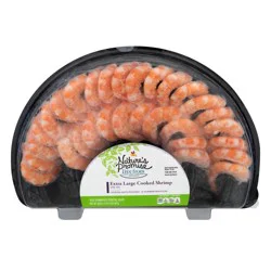 Nature's Promise Extra Large Cooked Shrimp w/Cocktail Sauce Frozen