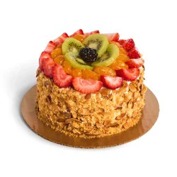 H-E-B Bakery Heavenly Delight French Sponge Cake - Strawberry & Mandarins