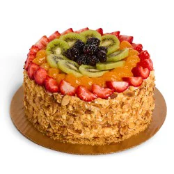 H-E-B Bakery Heavenly Delight French Sponge Cake - Strawberry & Mandarins