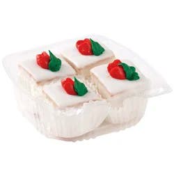 H-E-B Bakery Petit Four Almond Cake Bites