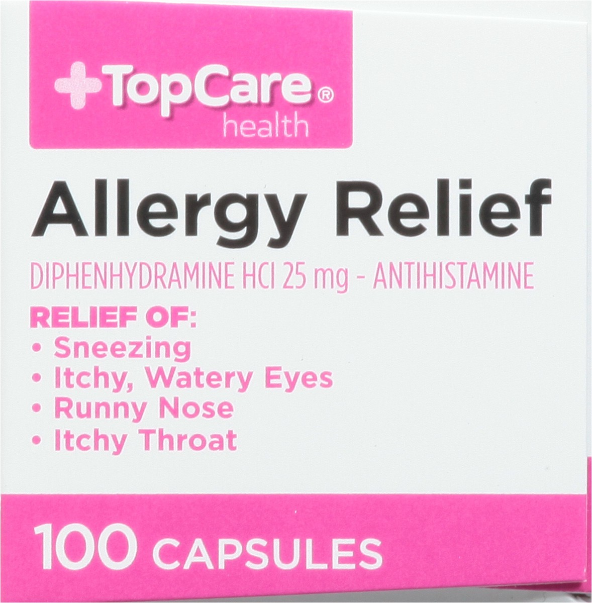 slide 6 of 10, TopCare Multi-Symptom Allergy Capsules, 100 ct