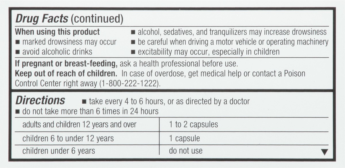 slide 9 of 10, TopCare Multi-Symptom Allergy Capsules, 100 ct