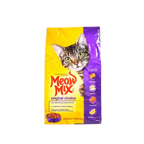 slide 1 of 1, Meow Mix® original choice, 3.15 lb