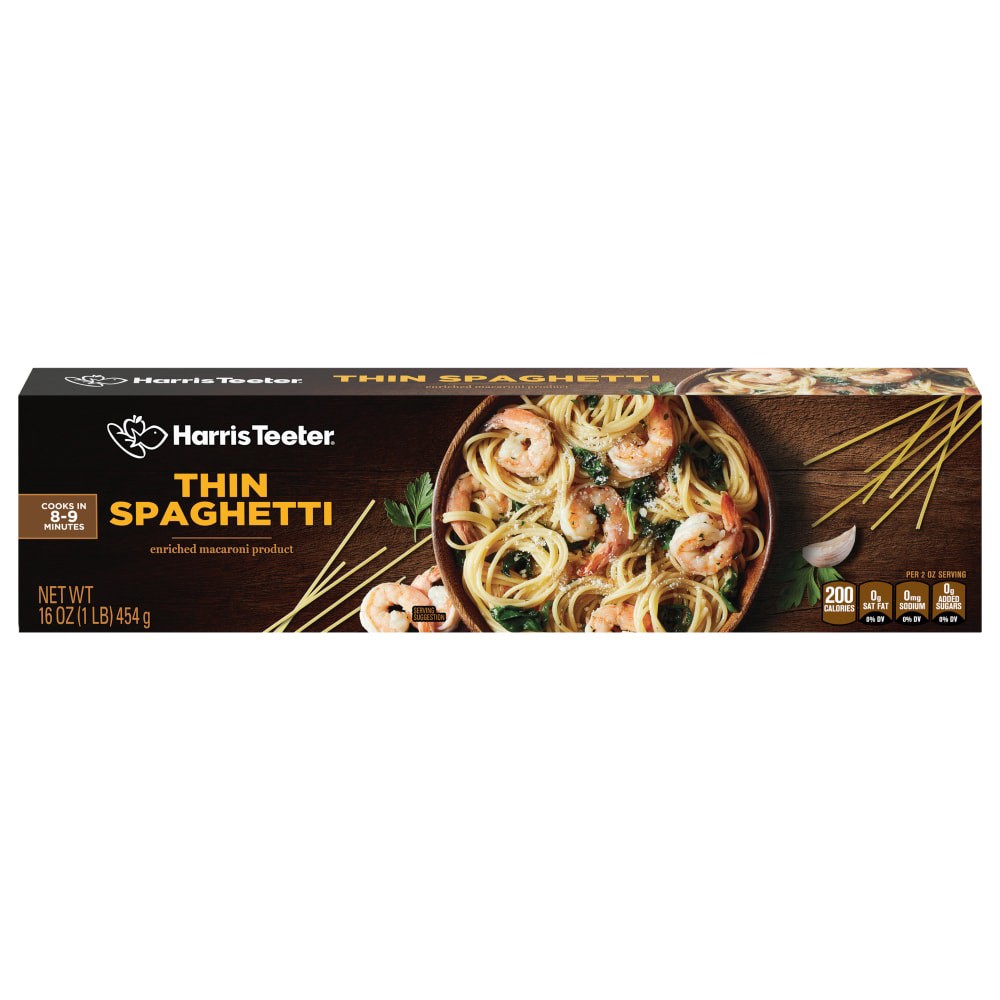 slide 1 of 4, Harris Teeter™ Thin Spaghetti Pasta, 16 oz