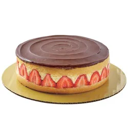 H-E-B Bakery Strawberry Boston Cream Pie Cake