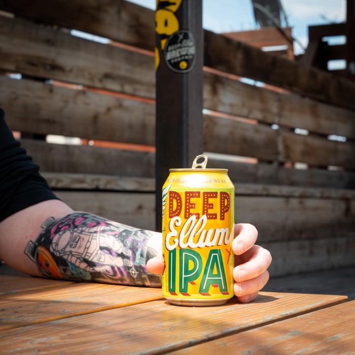 slide 3 of 7, Deep Ellum Brewing IPA IPA Craft Beer, 12 fl oz 12 Pack Cans, 7.0% ABV, 12 ct; 12 oz