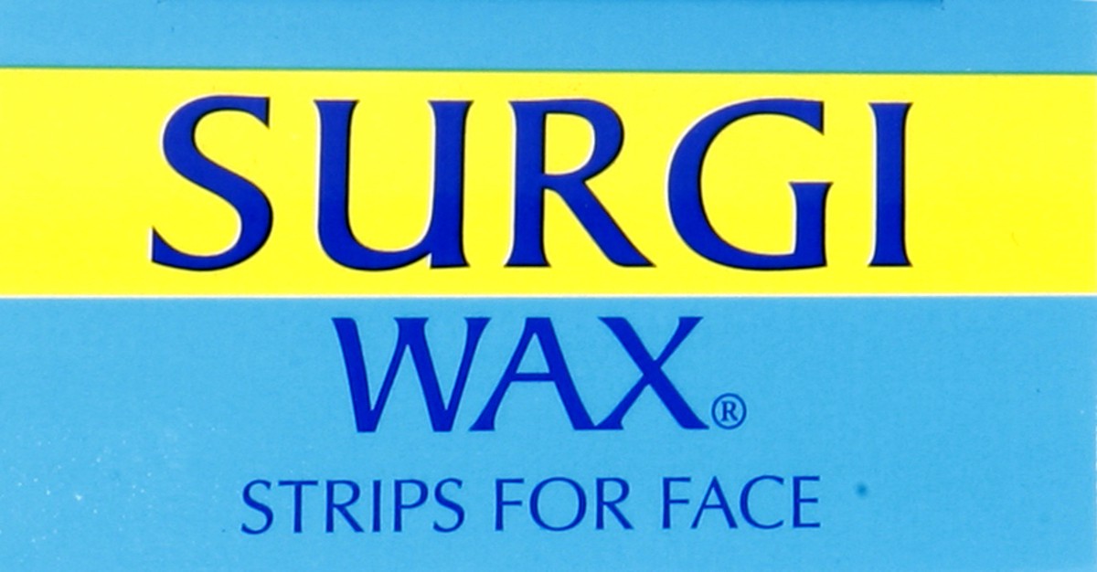slide 2 of 6, Surgi Wax Strips, for Face, Upper Lip, Chin & Cheek, Assorted Honey, 14 gram