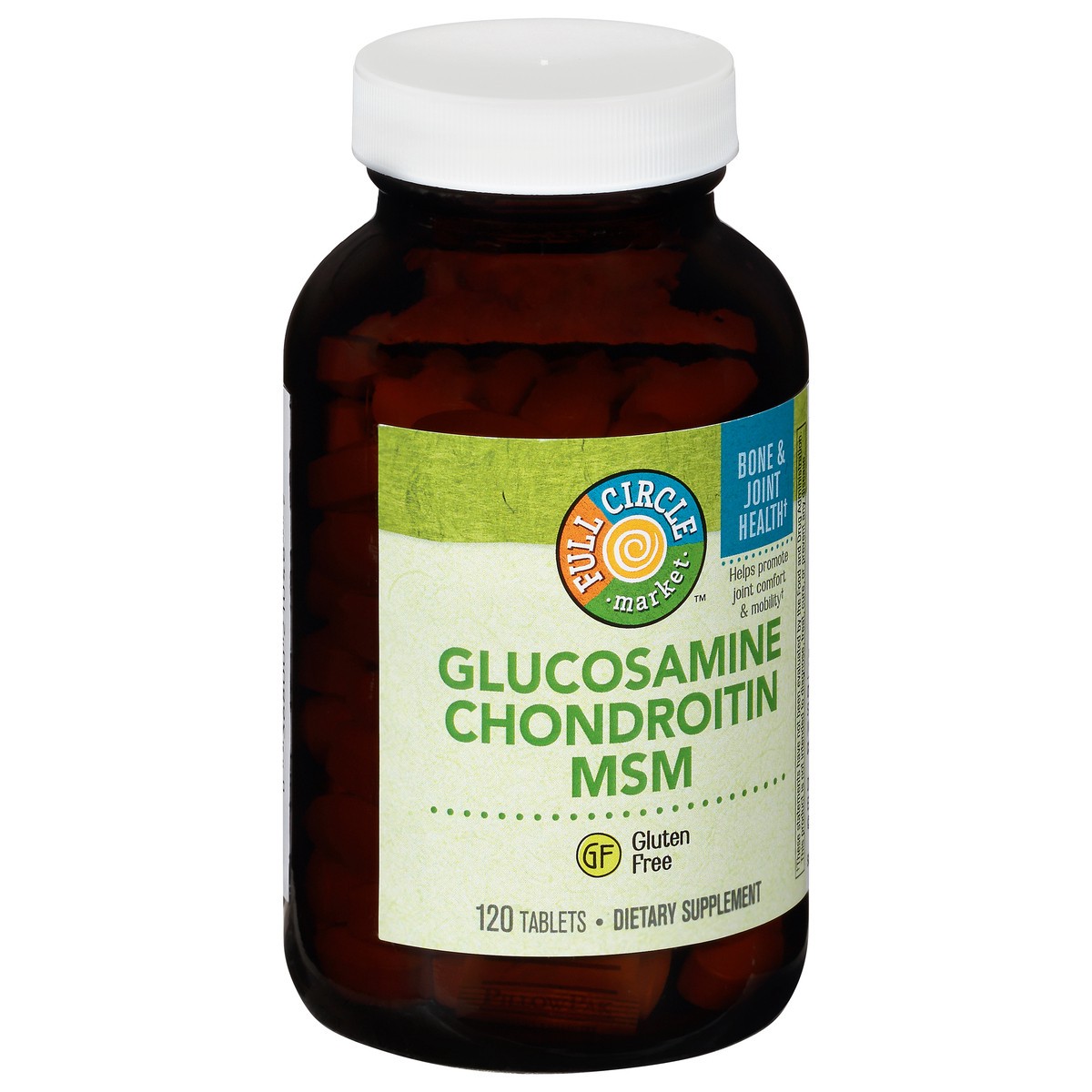 slide 15 of 15, Full Circle Market Full Circle Glucosamine Chondroitin MSM Dietary Supplement Tablets, 120 ct