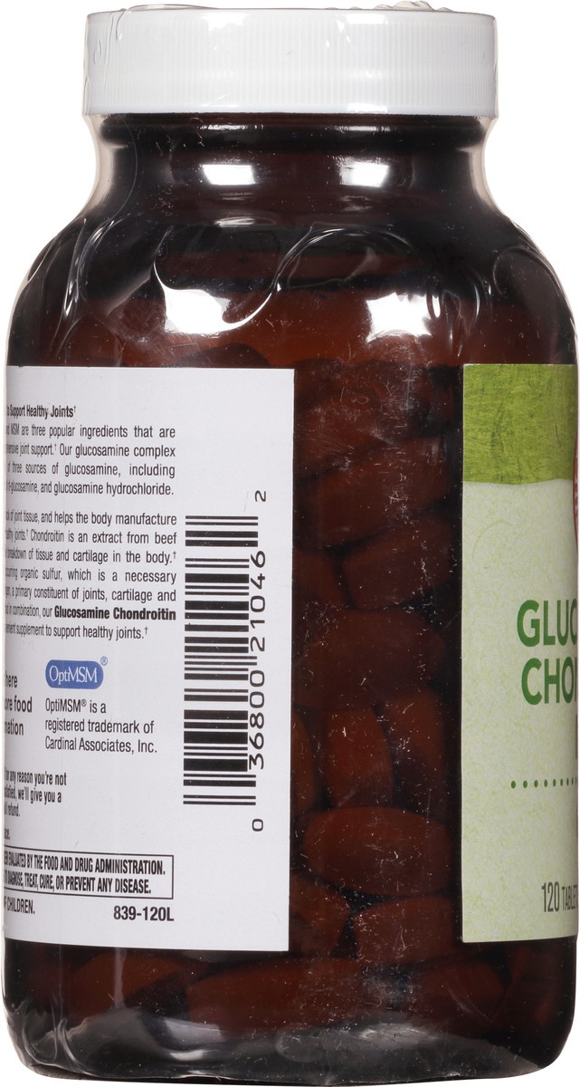 slide 14 of 15, Full Circle Market Full Circle Glucosamine Chondroitin MSM Dietary Supplement Tablets, 120 ct