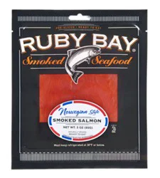 Ruby Bay Norwegian Smkd Salmon - 3 Oz