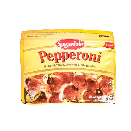 slide 1 of 1, Sugardale® pepperoni slices, 16 oz