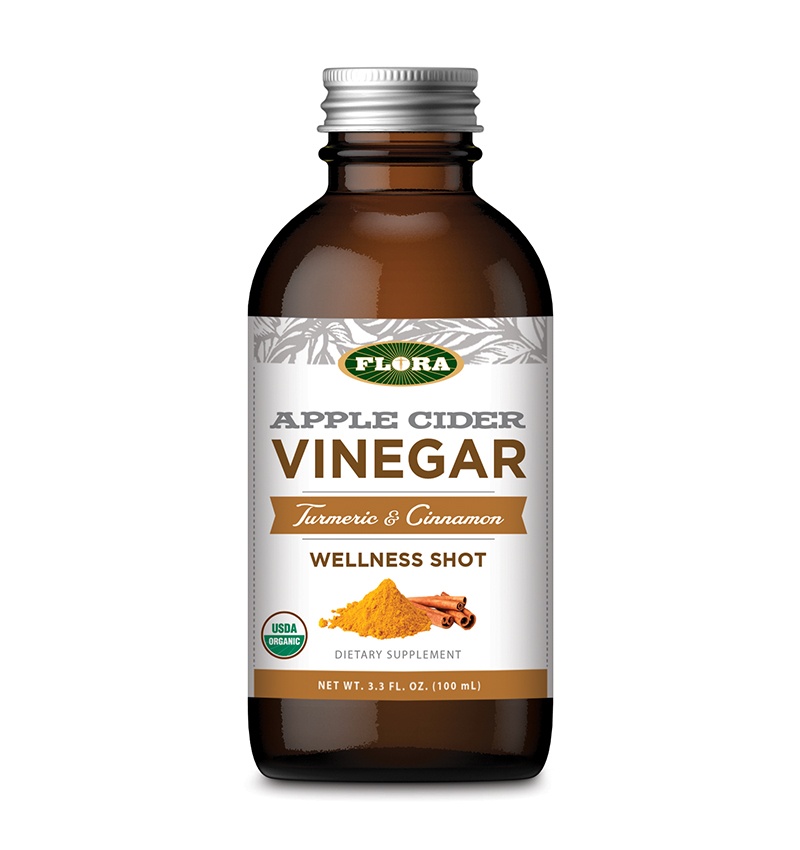 slide 1 of 1, Flora Acv Shot Turmeric - 3.3 oz, 3.3 oz