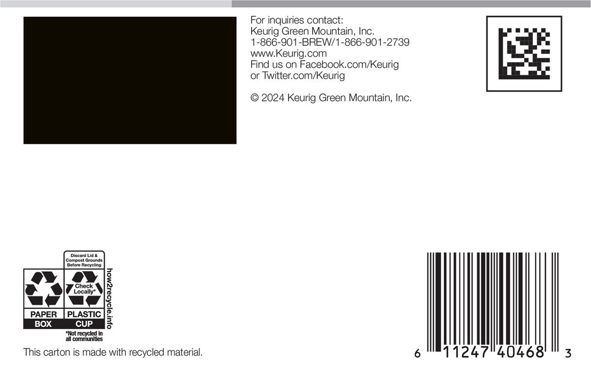 slide 3 of 9, Green Mountain Coffee Roasters Hazelnut Decaf Keurig Single-Serve K-Cup pods, Light Roast Coffee, 10 Count, 10 ct